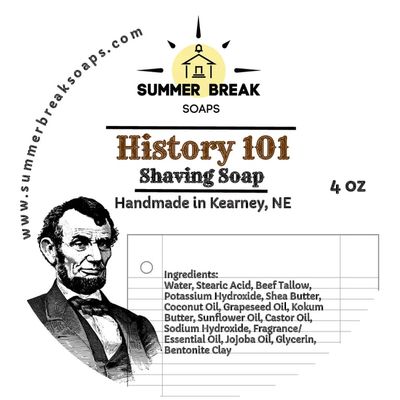 Summer Break Soaps — History 101